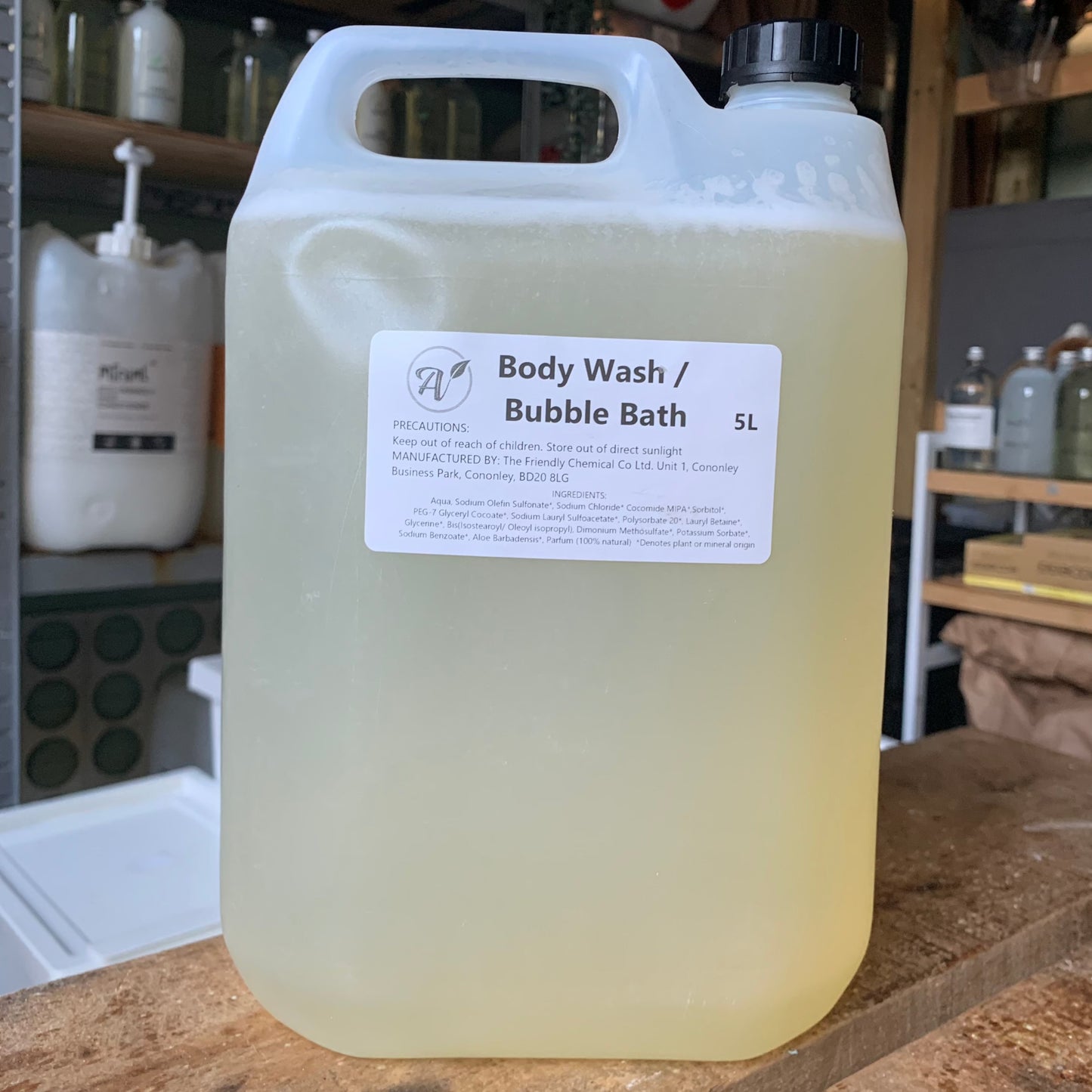 Bulk 5 litre Body Wash / Bubble Bath (choice of 3 scents)