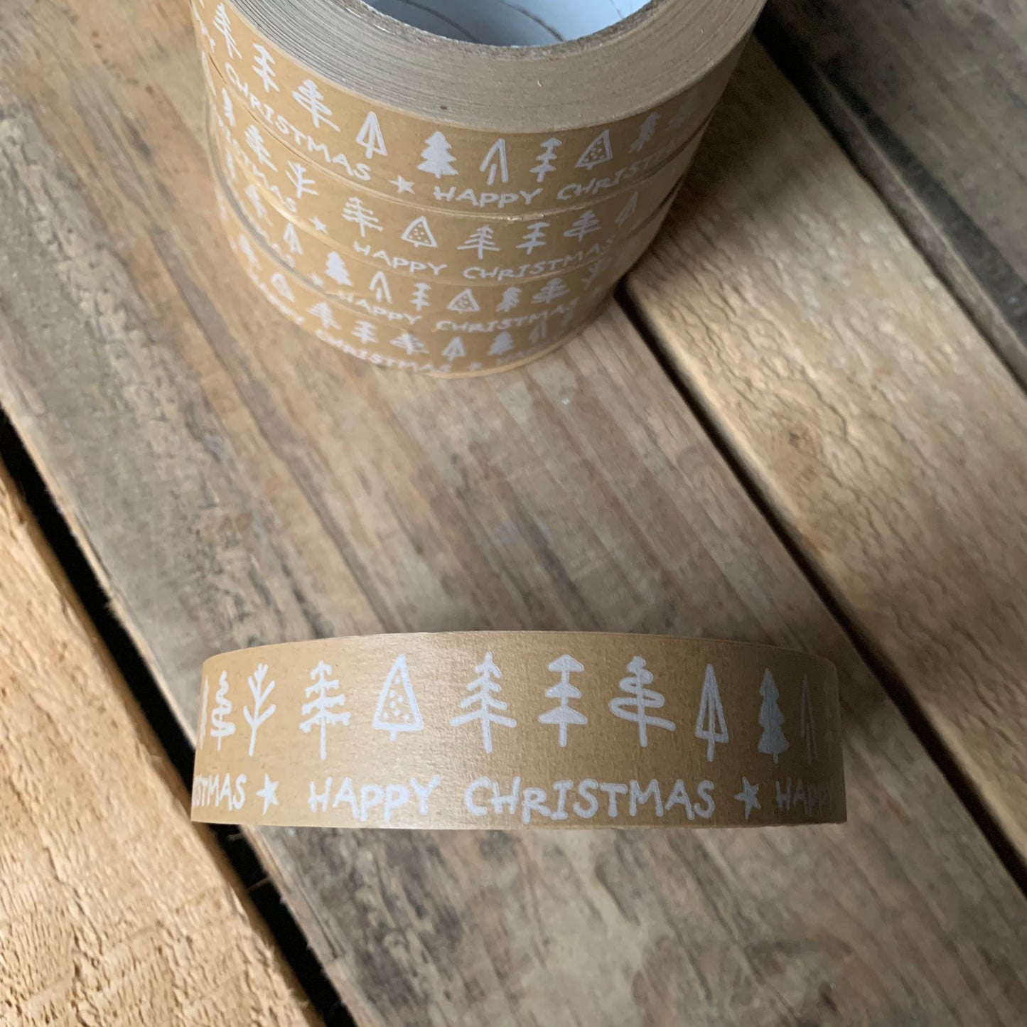 Happy Christmas Paper Tape