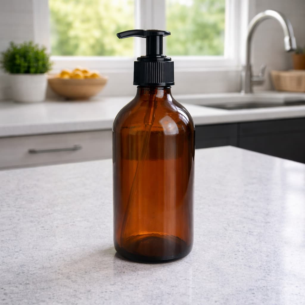 Amber Glass Bottle (500ml)