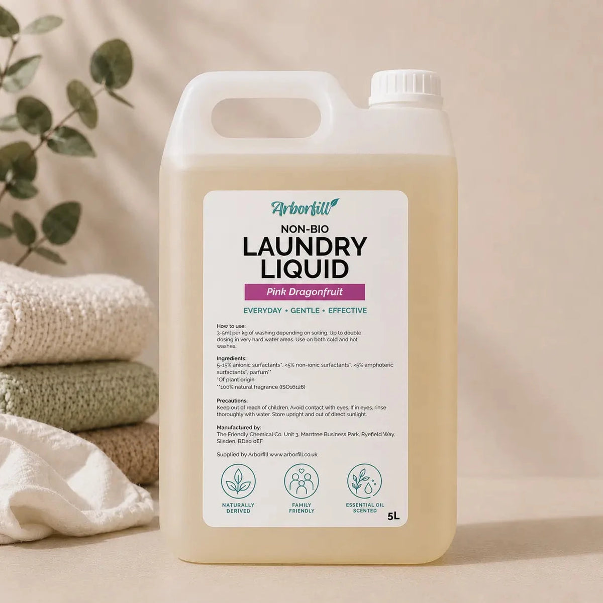 Non-bio Laundry Liquid - 5 Litre refill