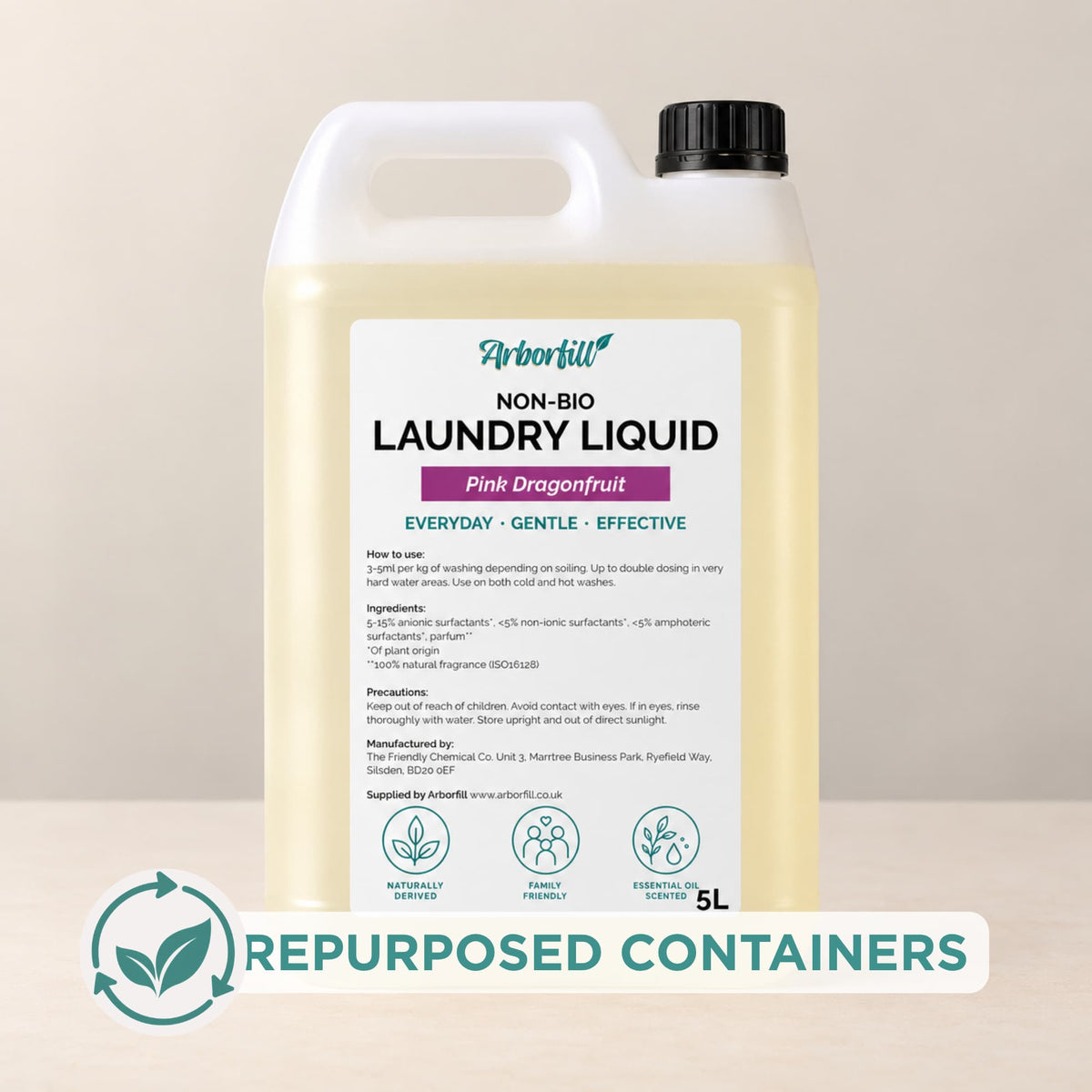 Non-bio Laundry Liquid - 5 Litre refill