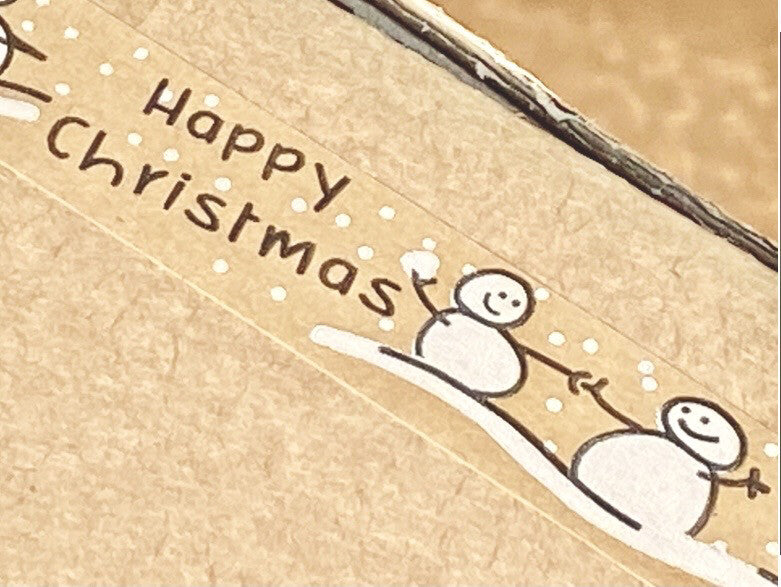 Snowman Paper Tape