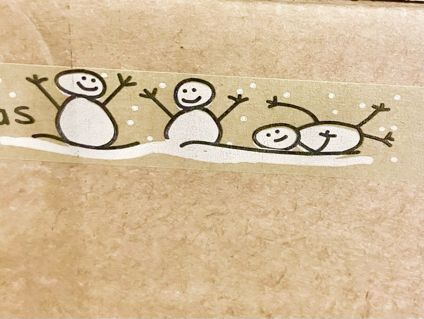 Snowman Paper Tape
