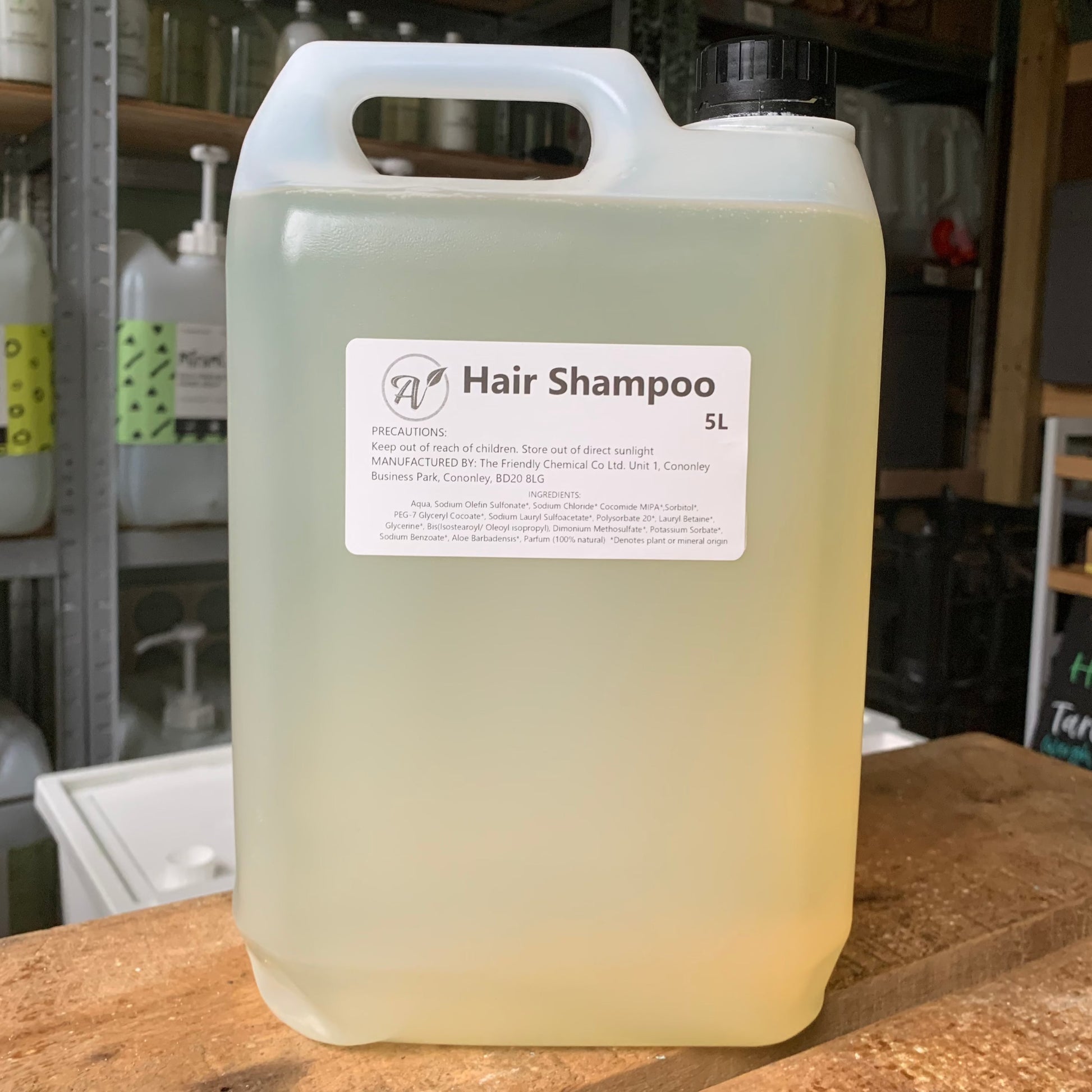 Bulk 5 Litre Hair Shampoo choice of 3 scents Arborfill