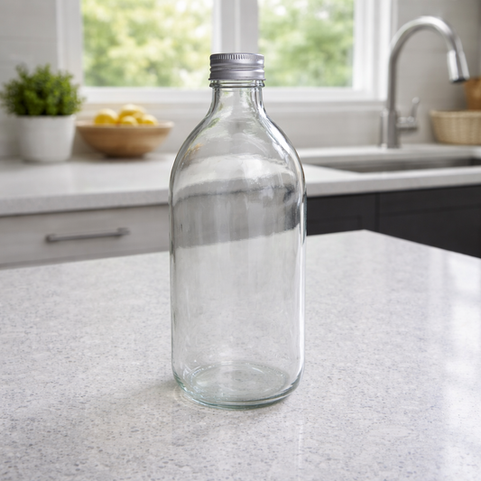 Clear Glass Bottle (500ml)