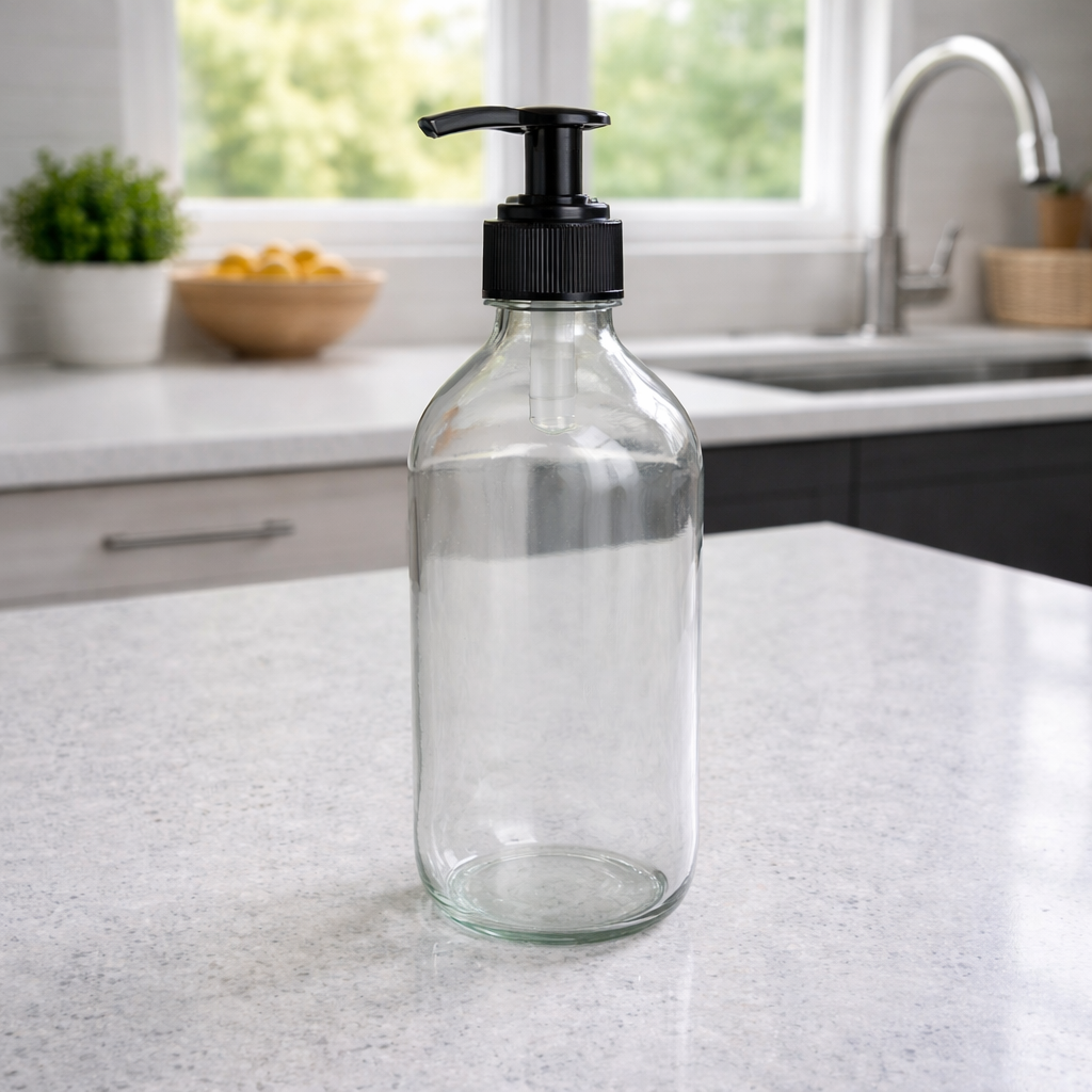Clear Glass Bottle (500ml)