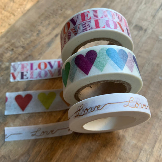Love Theme Washi Tape (3 designs available)