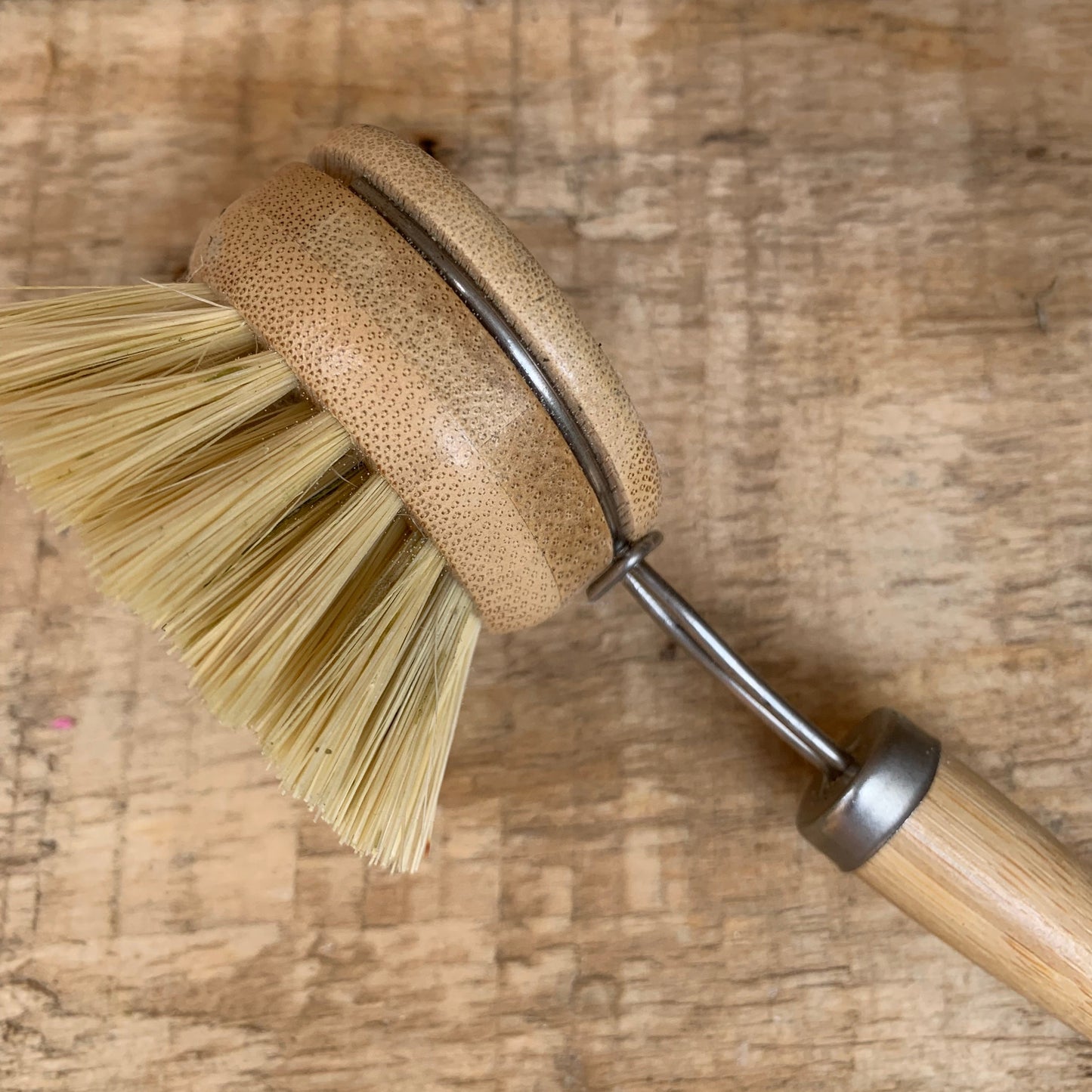 Long Handled Bamboo Brush