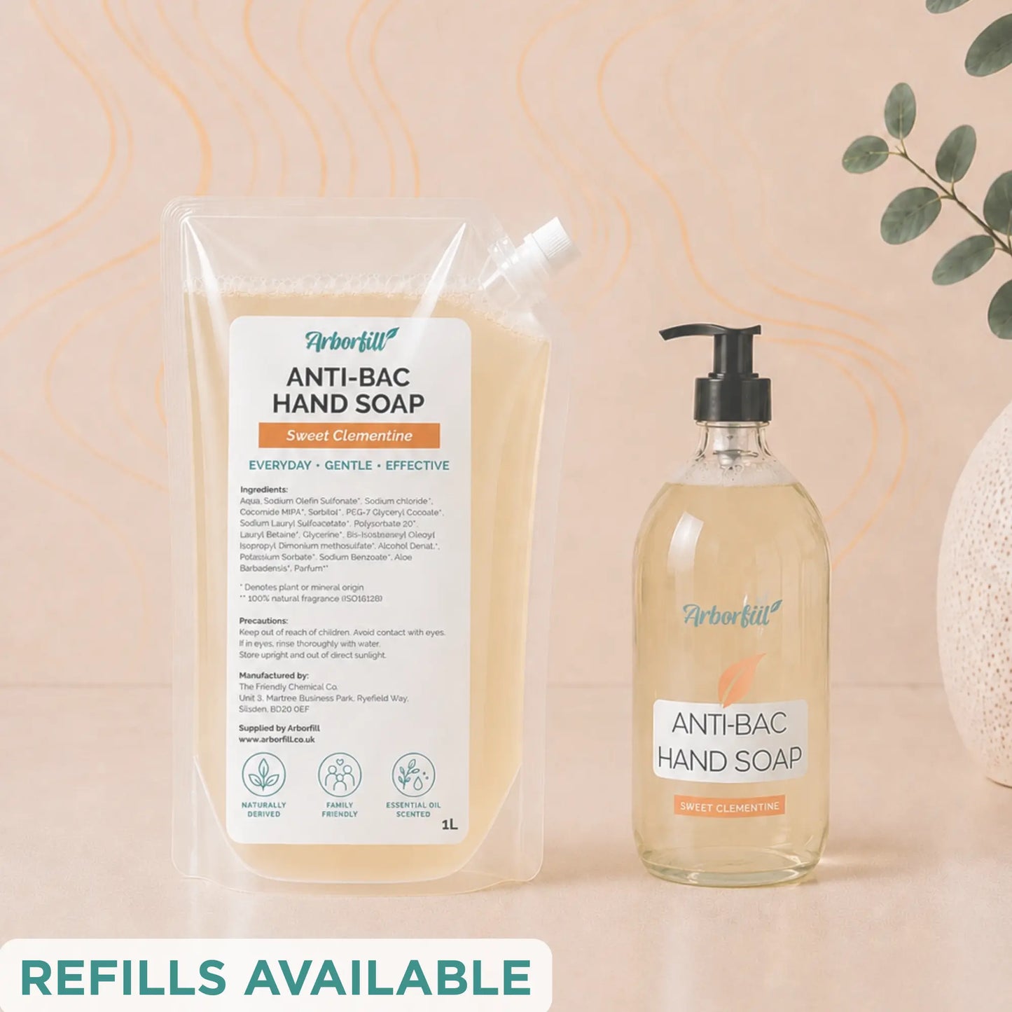 Anti-bacterial Hand Soap - Sweet Clementine - 500ml