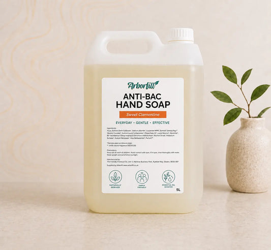 Bulk 5 Litre Anti-Bacterial Hand Soap (Sweet Clementine)