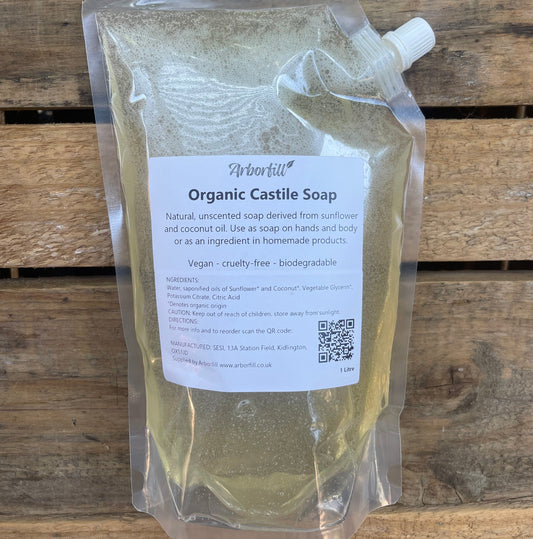 Organic Castile Soap 1 Litre Pouch