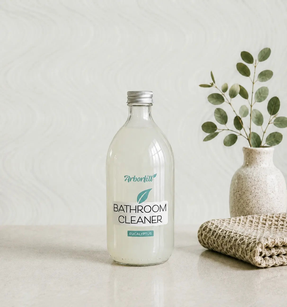 Everyday Bathroom Cleaner - Refillable Glass Bottle - 500ml