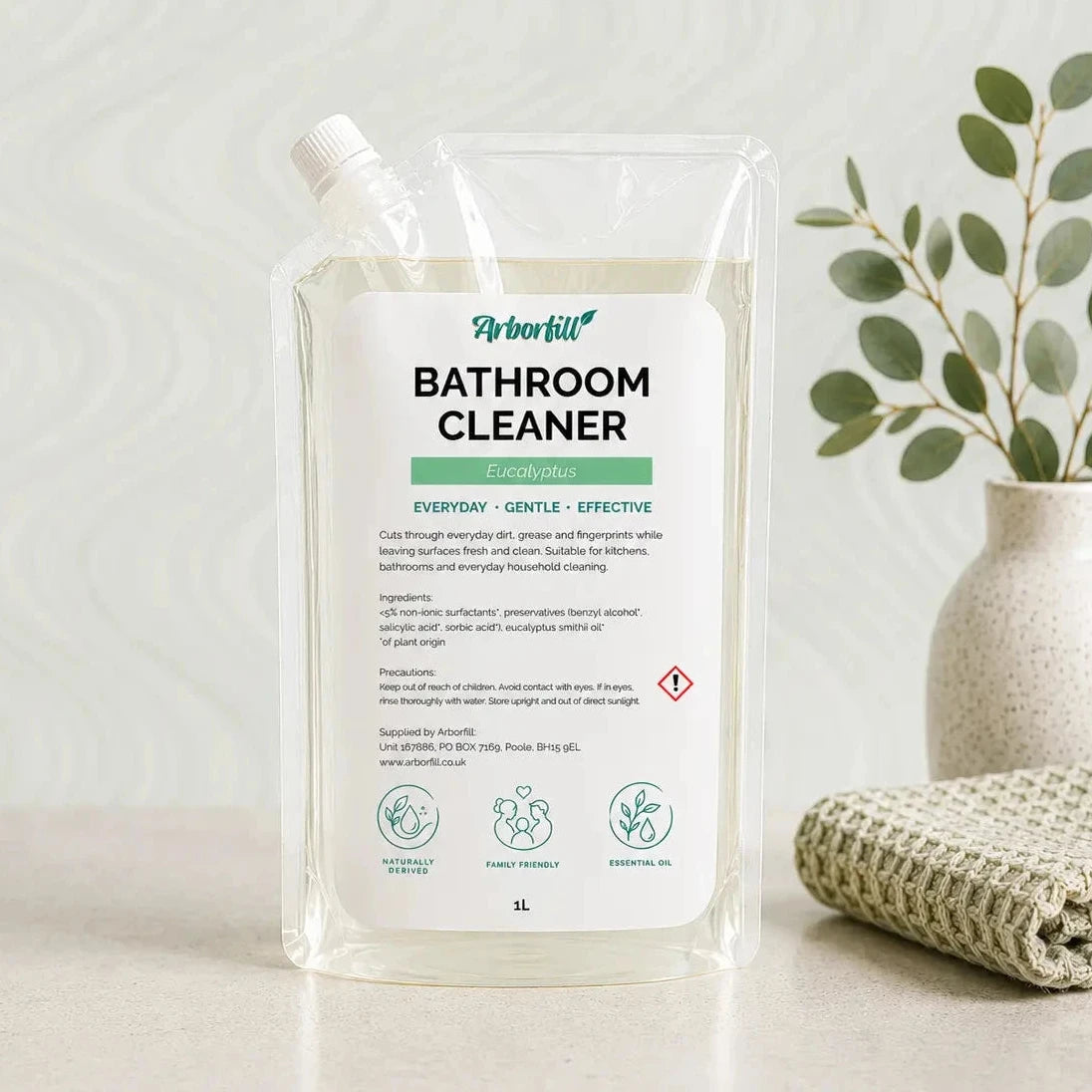 Everyday Bathroom Cleaner - 1L Refill Pouch
