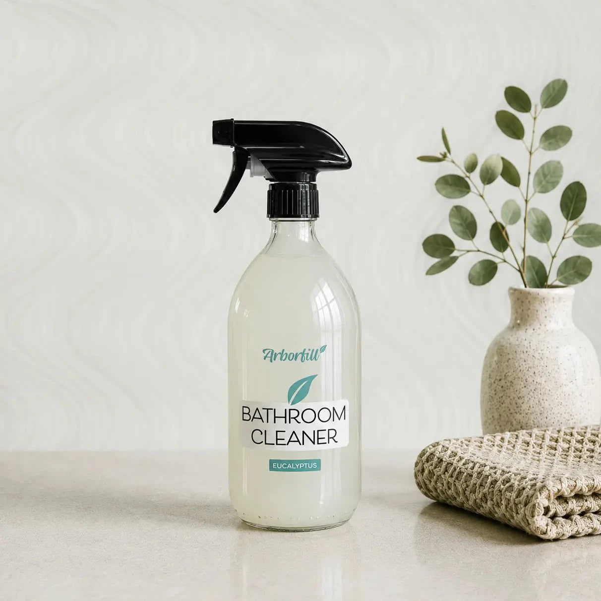Everyday Bathroom Cleaner - Refillable Glass Bottle - 500ml