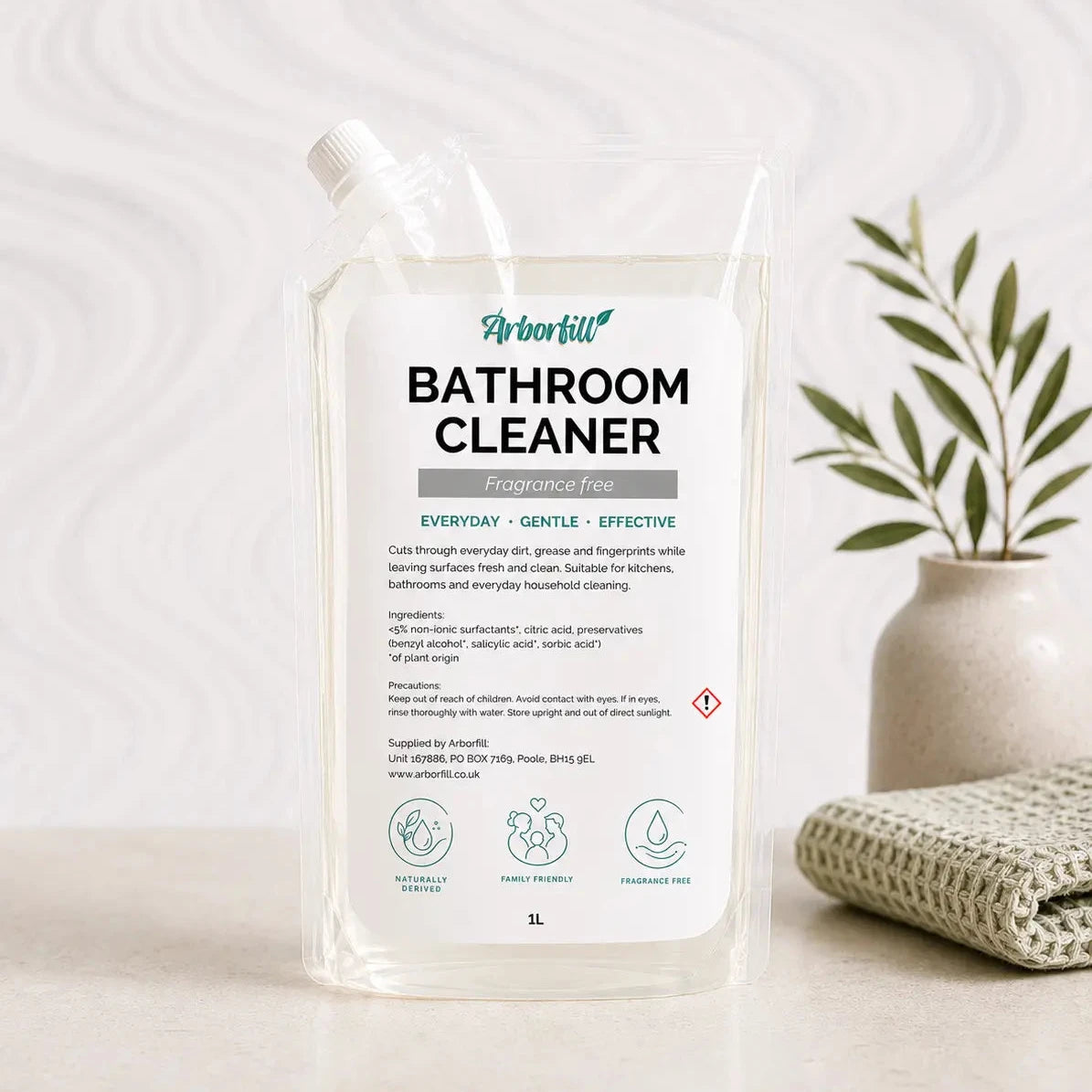 Everyday Bathroom Cleaner - 1L Refill Pouch