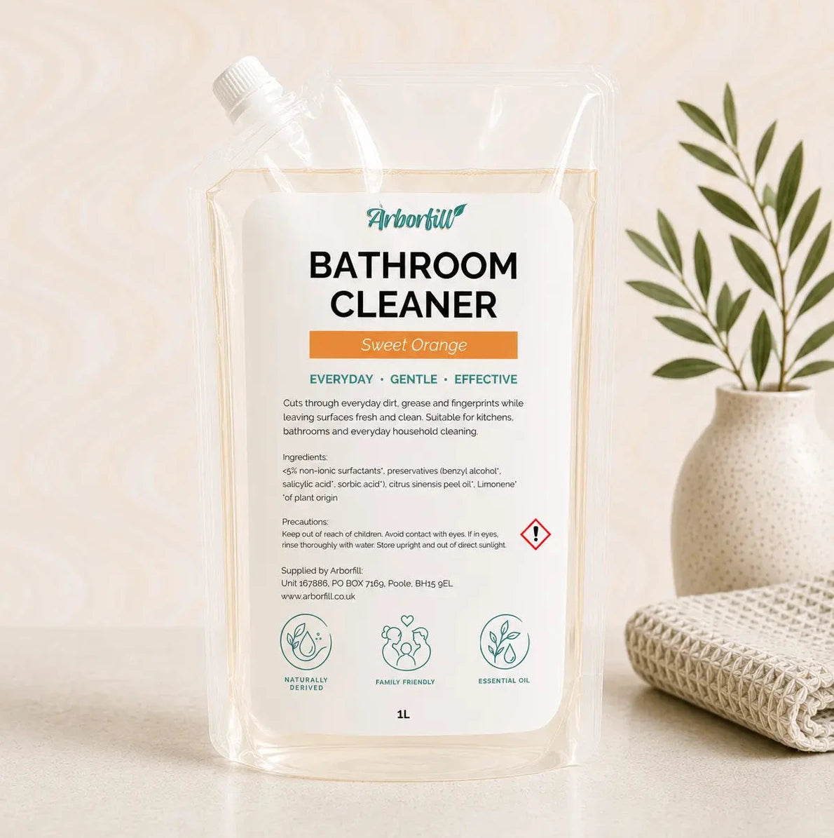 Everyday Bathroom Cleaner - 1L Refill Pouch