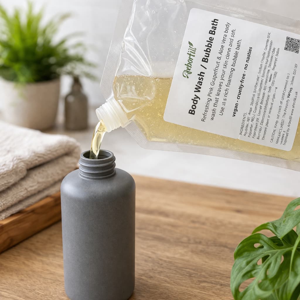 Body Wash / Bubble Bath - Pouch Refill 1L