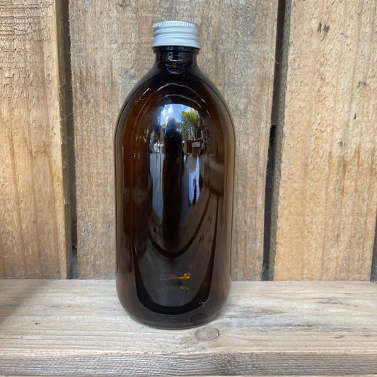 Amber Glass Bottle (500ml)
