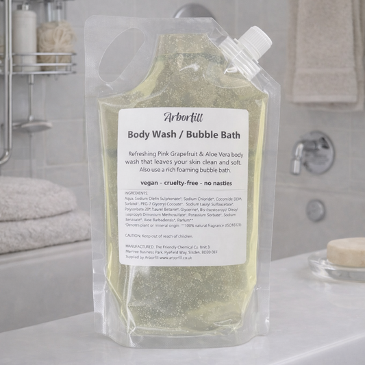 Body Wash / Bubble Bath 1 Litre Refill