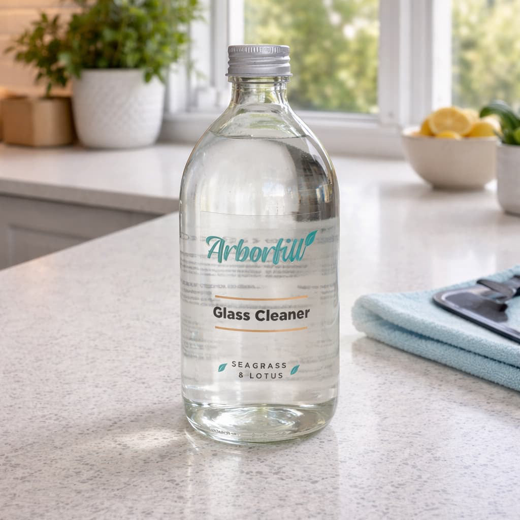 Window & Glass Cleaner - Refillable Glass Bottle (500ml)