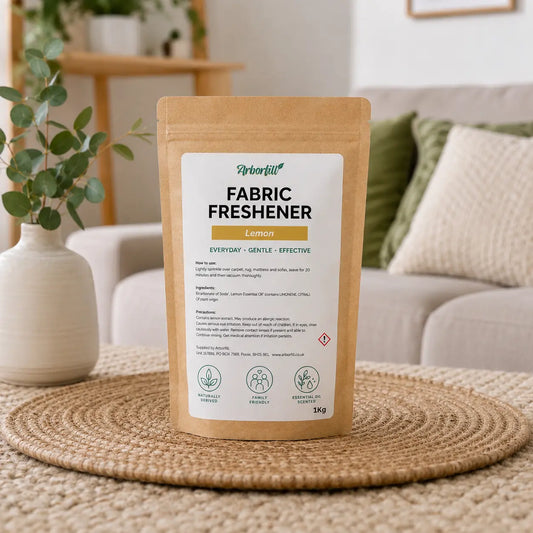 Natural Carpet & Fabric Deodoriser – Essential Oils (Compostable Pouch)