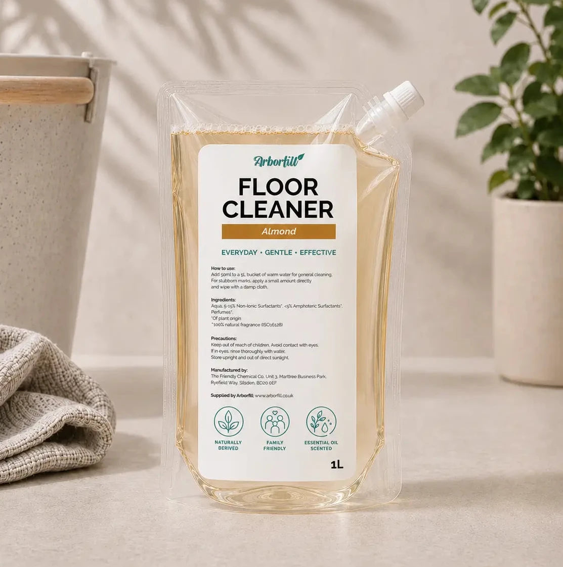 Concentrated Floor Cleaner - Refill Pouch 1L