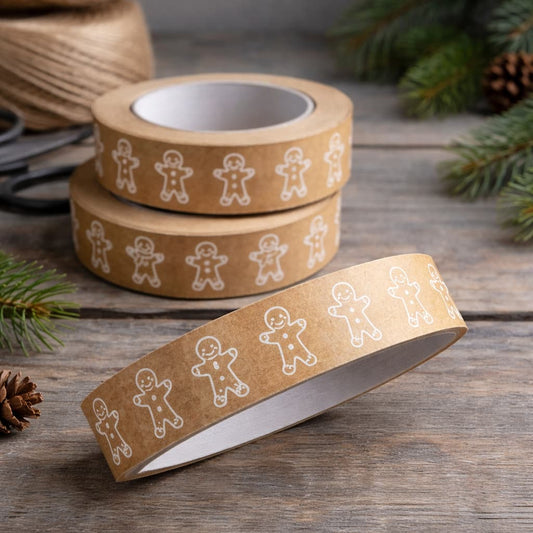 Gingerbread man paper tape