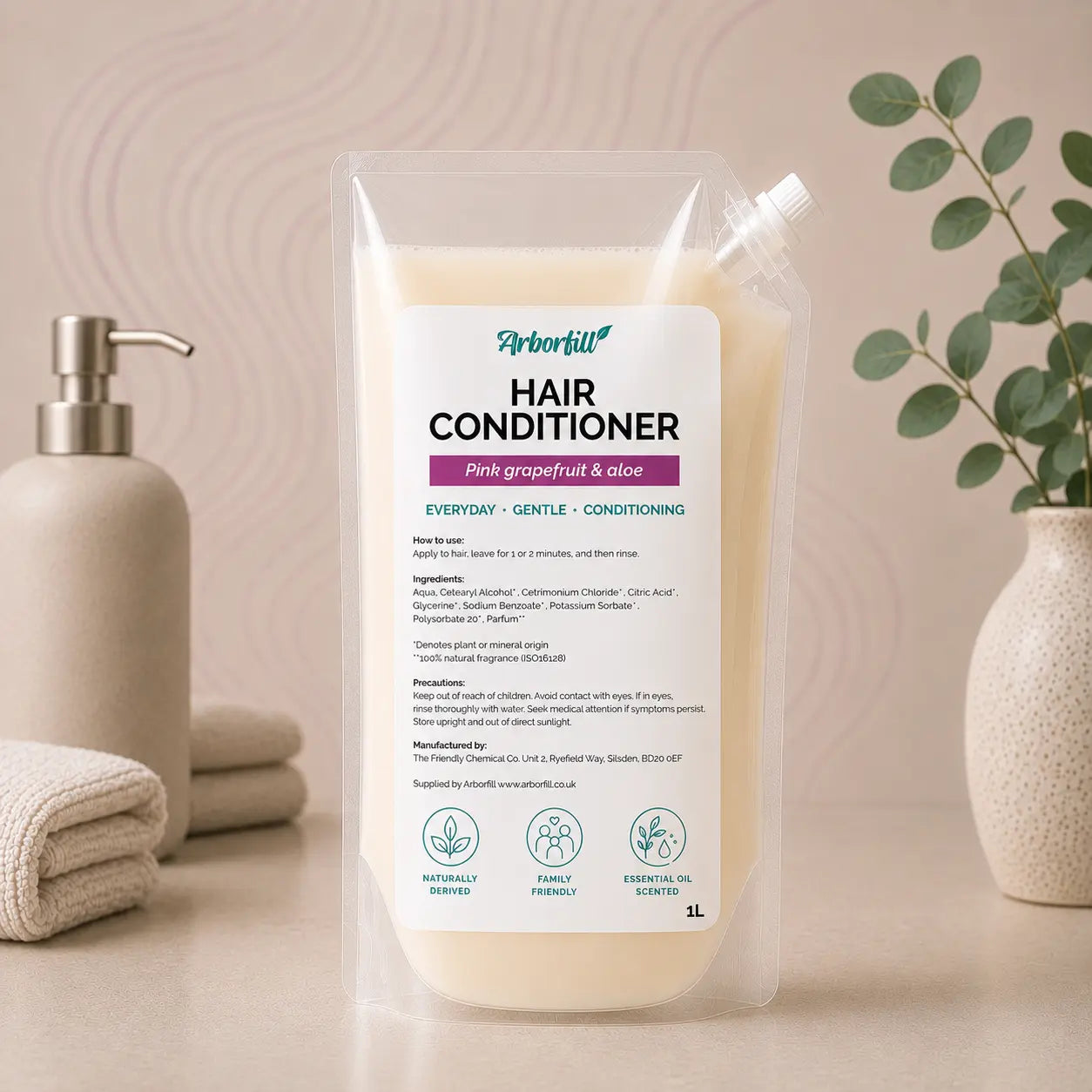 Hair Conditioner - Pouch Refill 1L