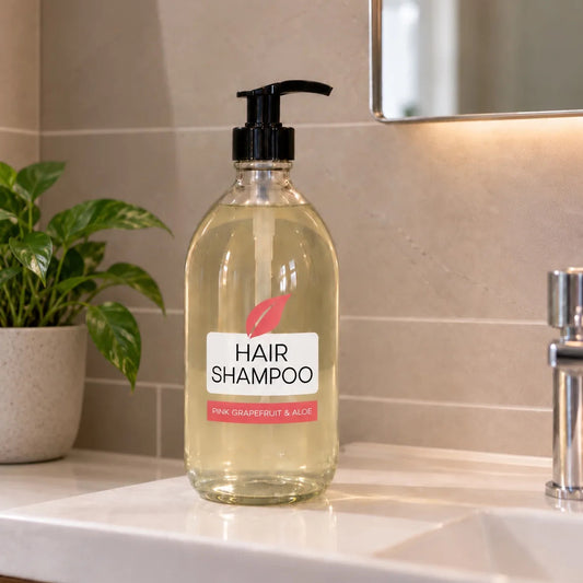 Hair Shampoo - Refillable Glass Bottle  (500ml)