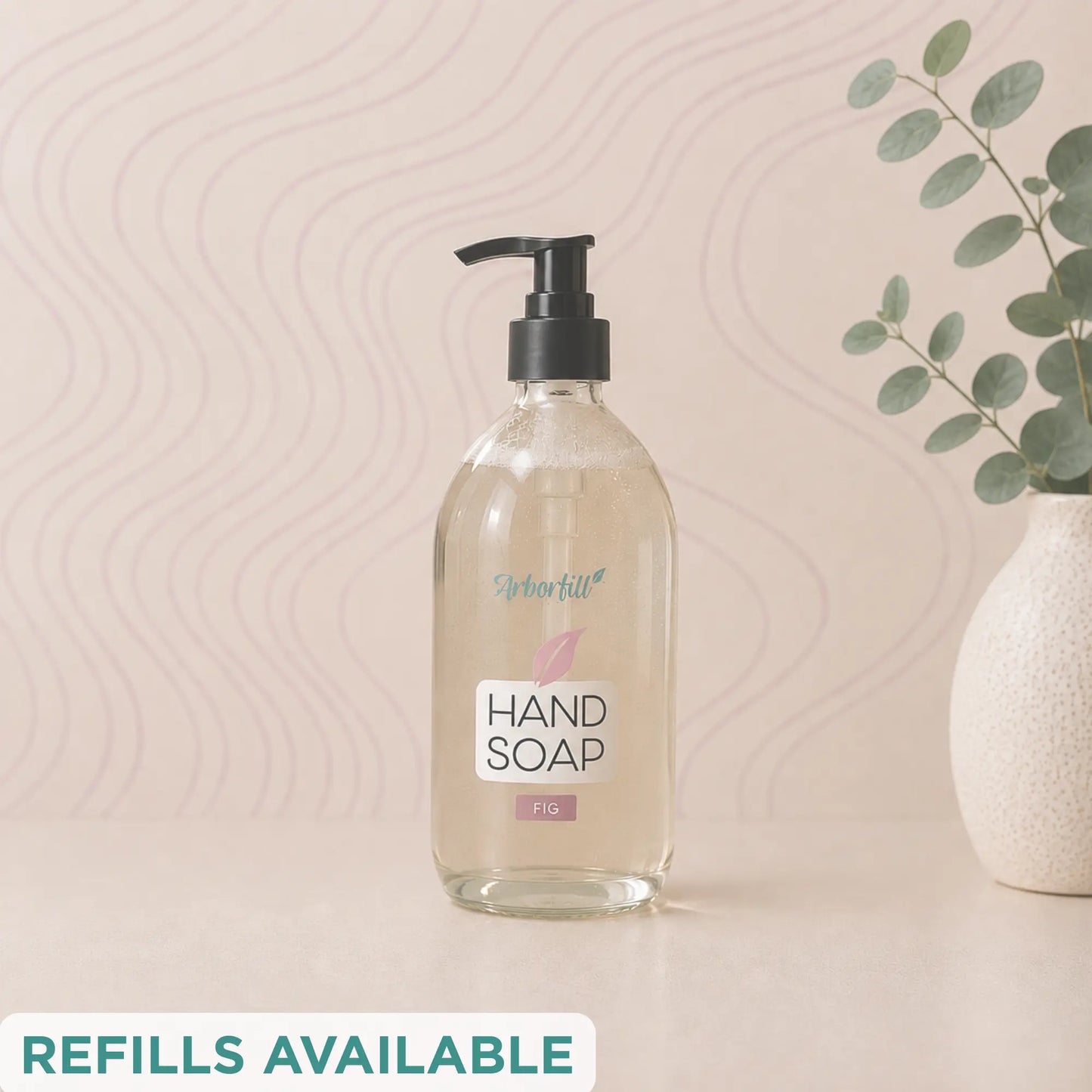 Hand Soap - Refillable Glass Bottle (500ml)