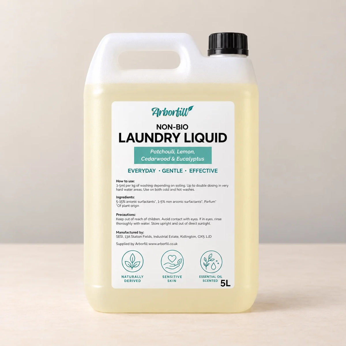 Non-bio Laundry Liquid - 5 Litre refill