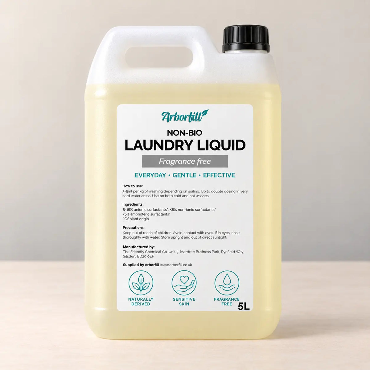 Non-bio Laundry Liquid - 5 Litre refill