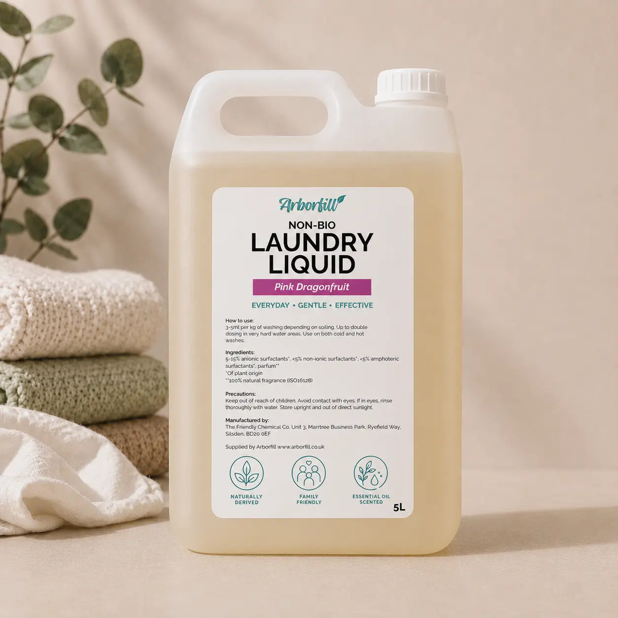 Non-bio Laundry Liquid - 5 Litre refill