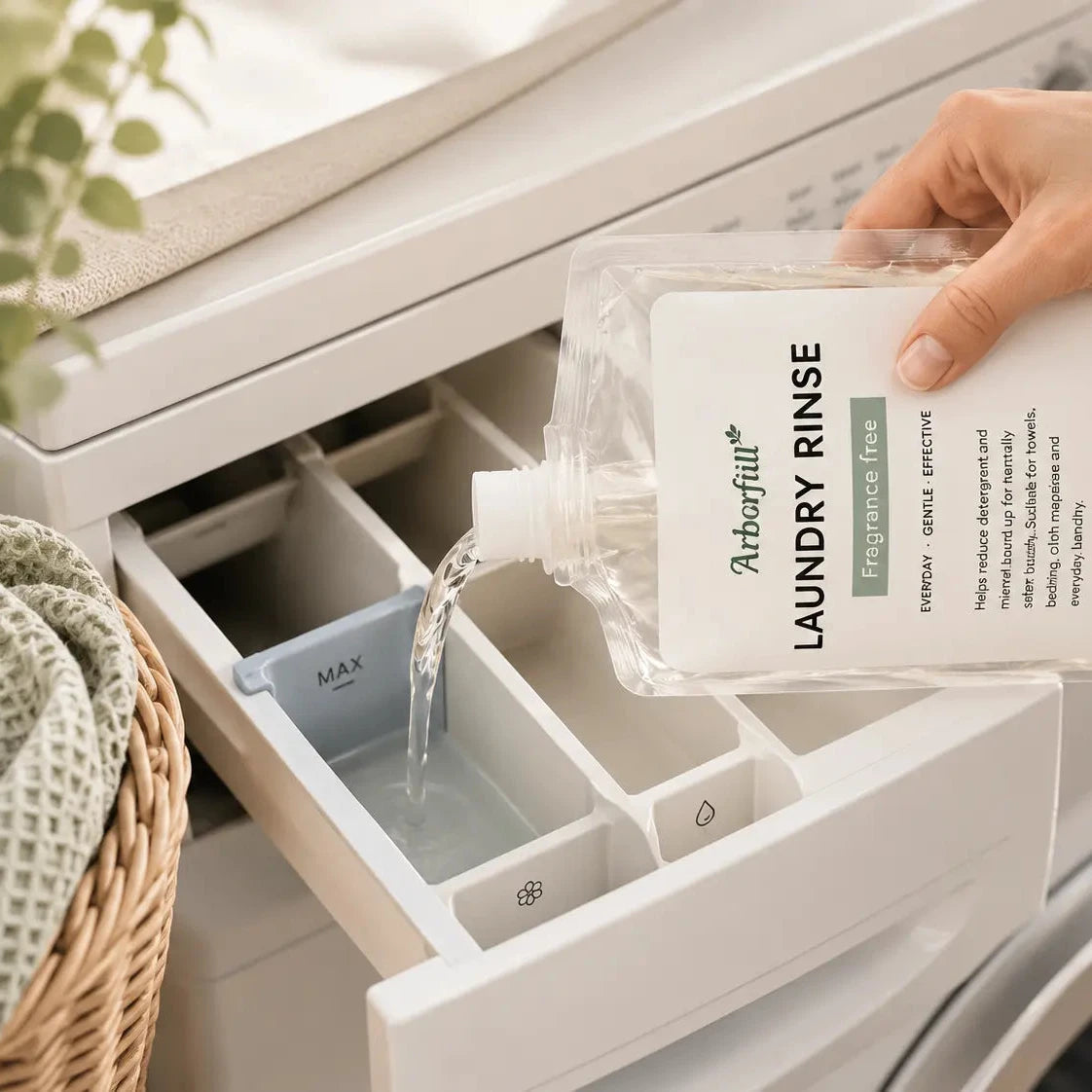 Laundry Rinse - Fragrance Free - Refill Pouch – 1L