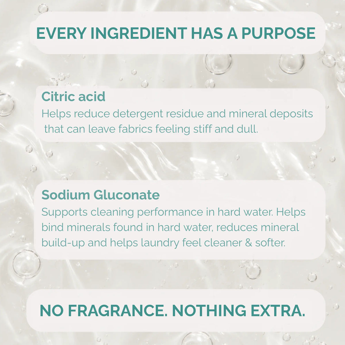 Laundry Rinse - Fragrance Free - Refill Pouch 1L