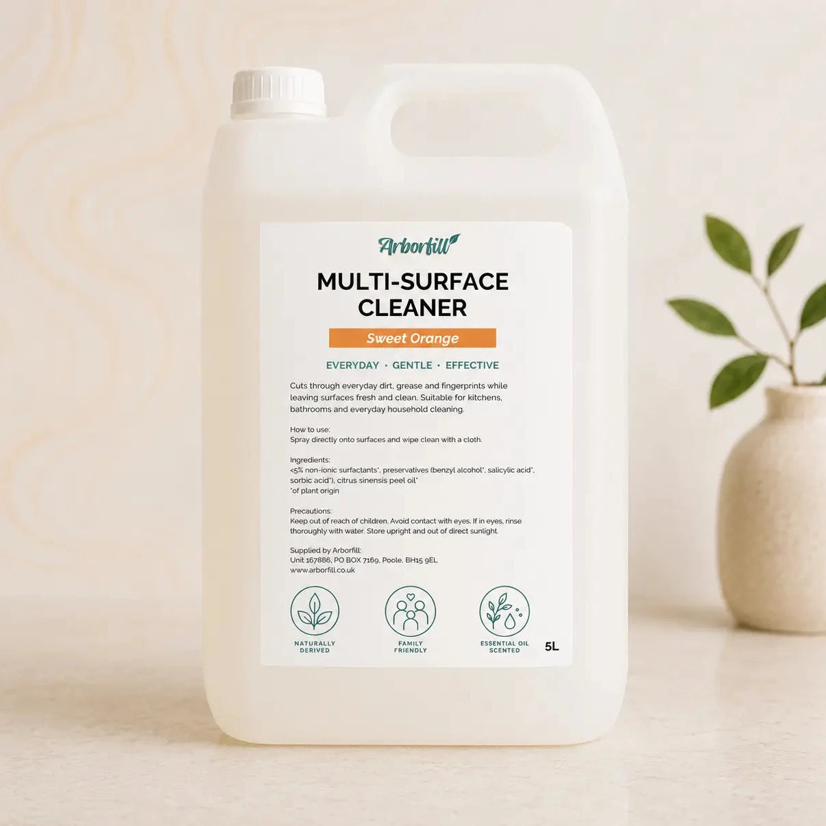 Bulk 5 Litre Multi Surface Cleaner (Choice of 2 scents)