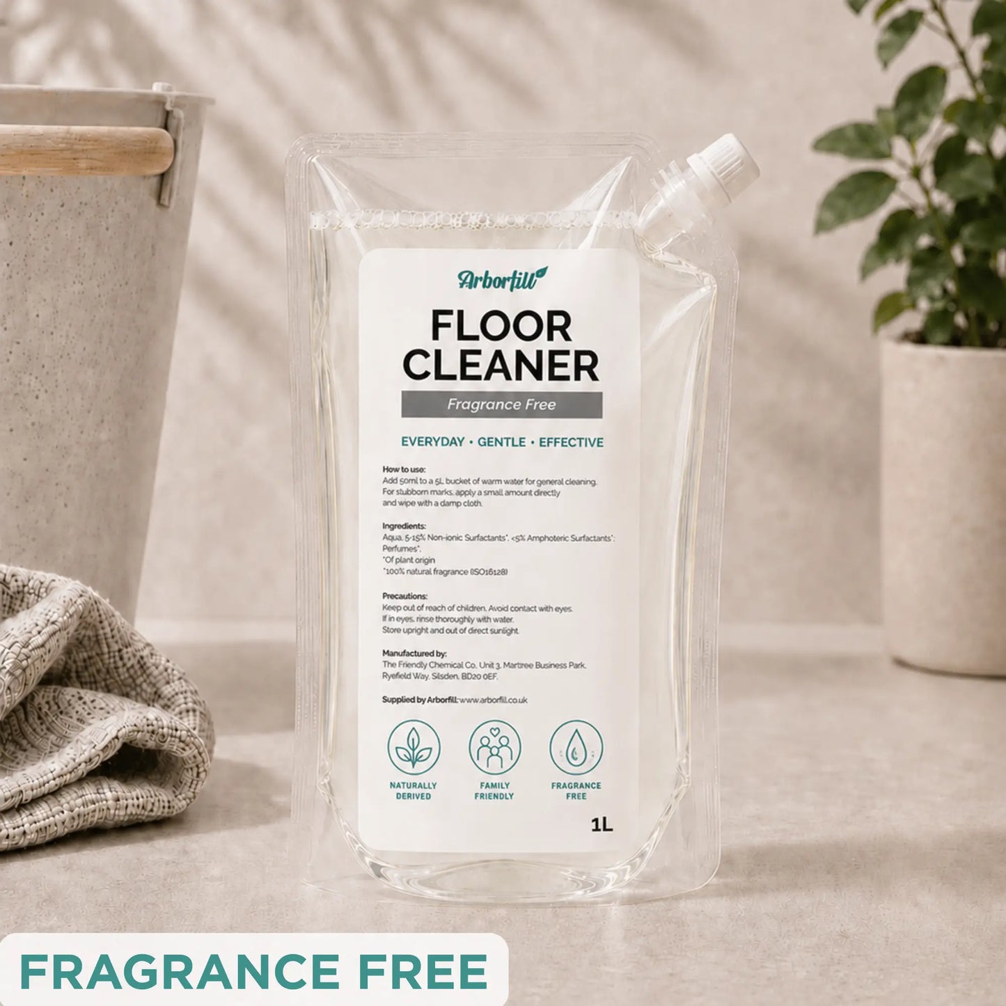 Concentrated Floor Cleaner - Refill Pouch 1L