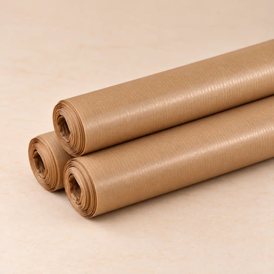Recycled Kraft Gift Wrapping Paper – Natural Brown