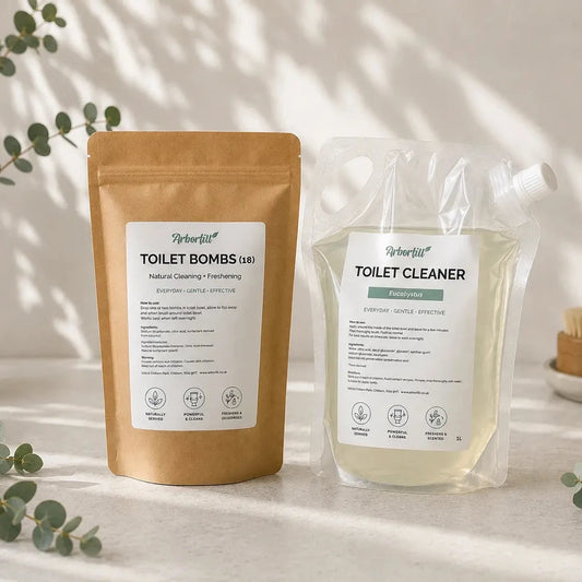 Toilet Care Bundle - Natural Toilet Cleaner & Toilet Bombs