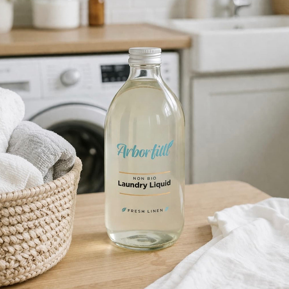 Non-Bio Laundry Liquid – Refillable Glass Bottle (500ml)