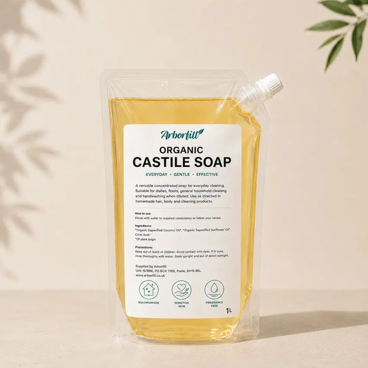 Organic Castile Soap - Refill Pouch 1L