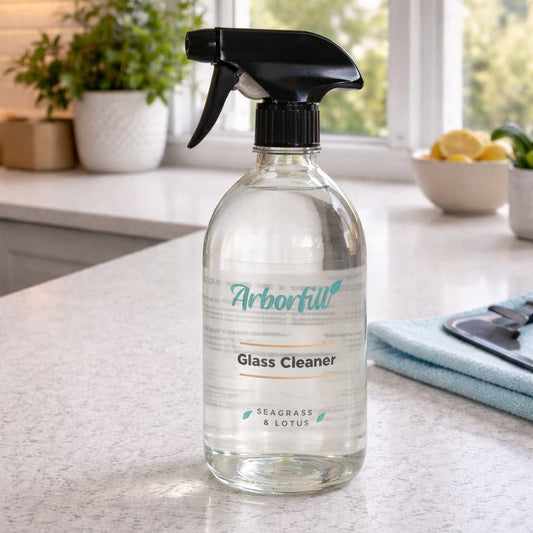 Window & Glass Cleaner - Refillable Glass Bottle (500ml)