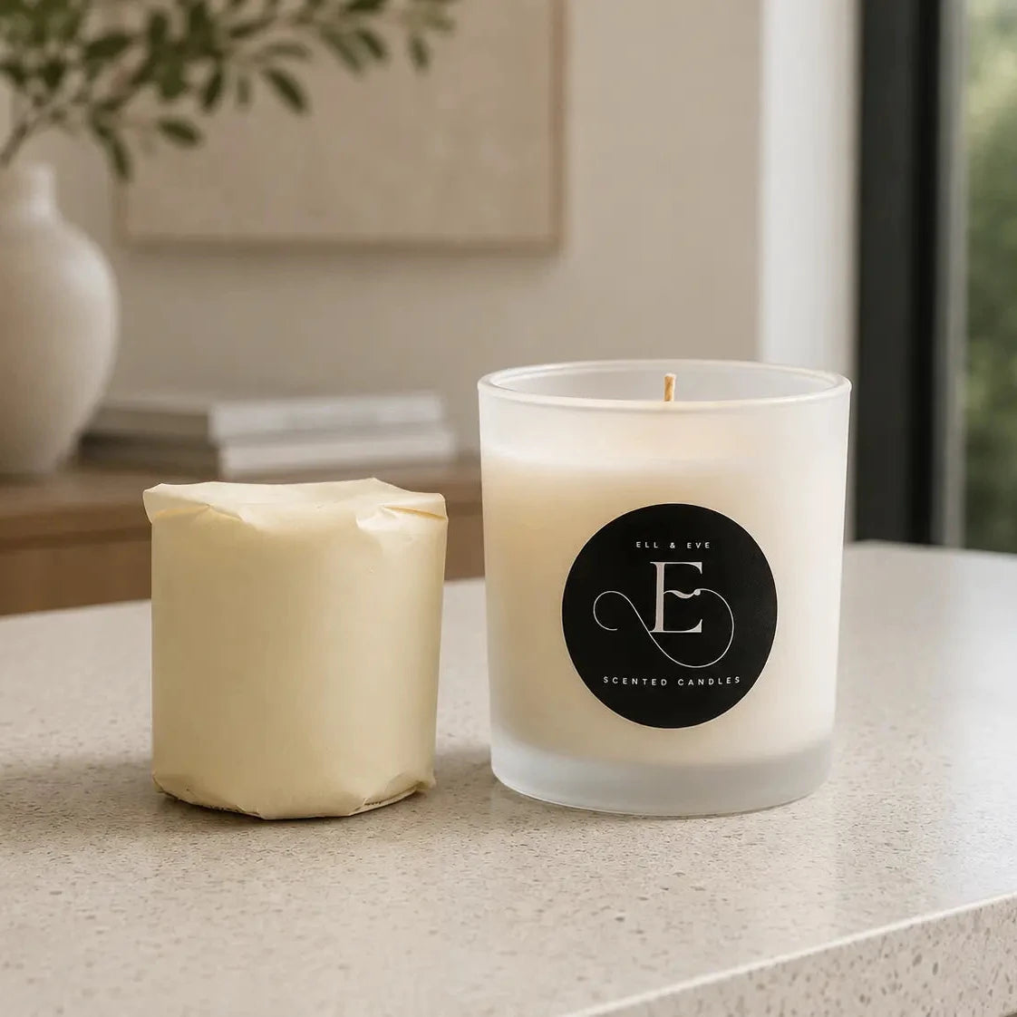 Refillable Soy Wax Candle