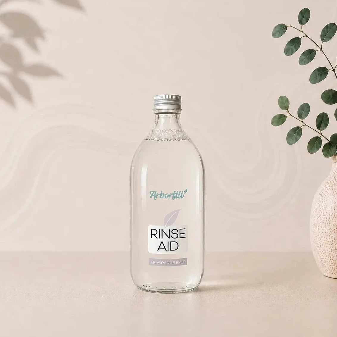 Rinse Aid - Refillable Glass Bottle (500ml)