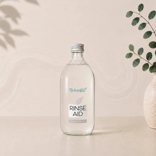 Rinse Aid - Refillable Glass Bottle (500ml)