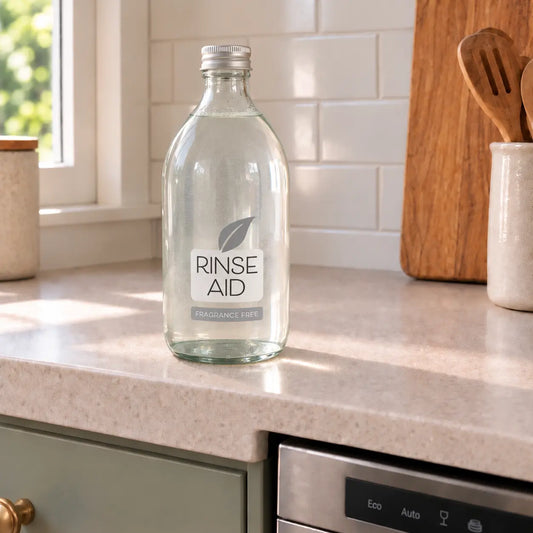 Rinse Aid - Refillable Glass Bottle (500ml)