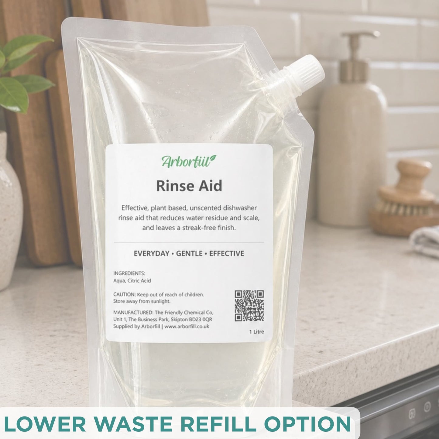 Rinse Aid - Refill Pouch 1L