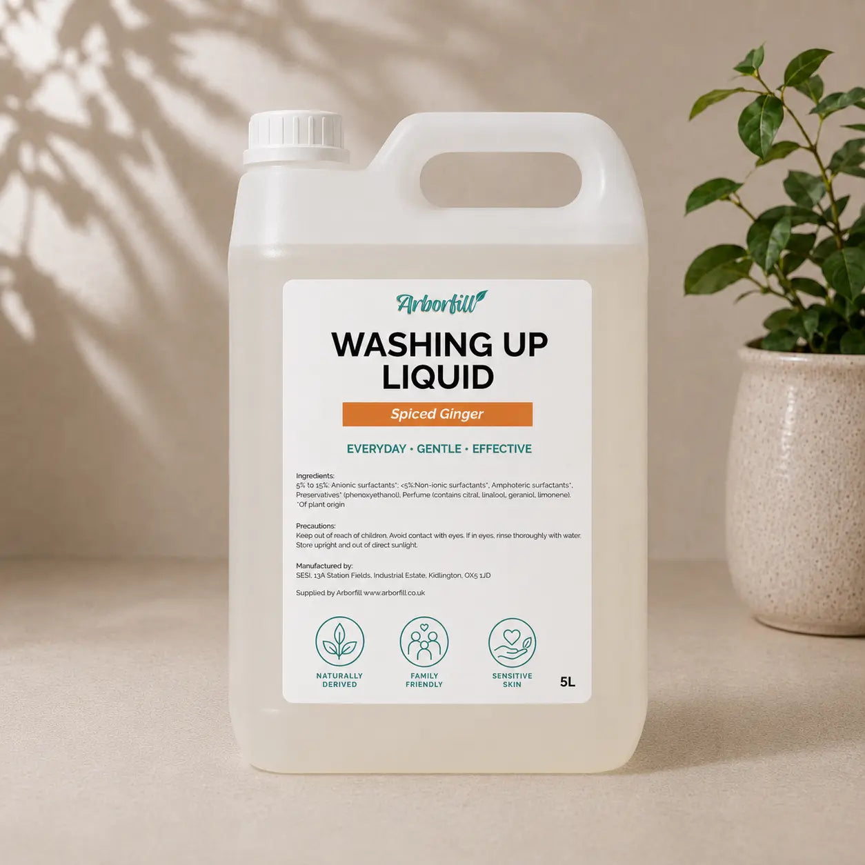 Bulk 5 Washing up Liquid (choice of 3 scents)
