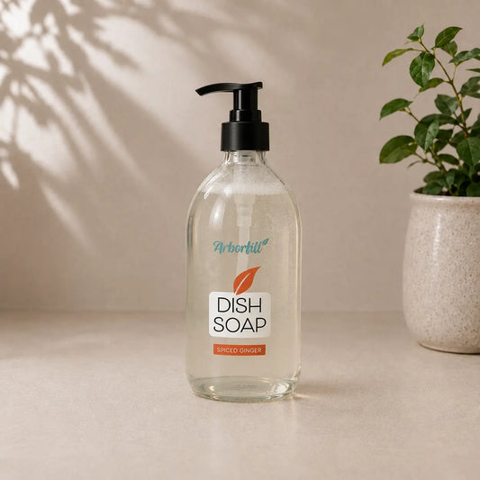 Washing up Liquid - Refillable glass bottle - 500ml