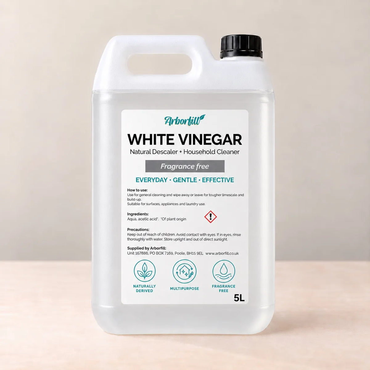 White Vinegar - 5L Refill